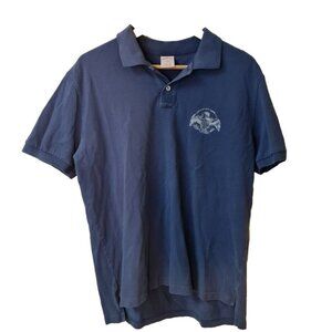 Brooks Brothers 346 Eagle The Vintage Polo Shirt Large Original Fit Cotton Navy